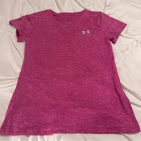 Under Armour Tops - Women’s UA Under Armor Tech Crewneck Tee XS Pink